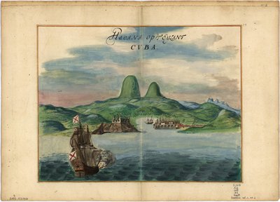 Havana on the Island of Cuba by Johannes Vingboons
